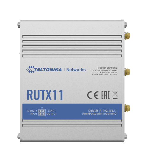 Teltonika RUTX11 device supported by GpsGate