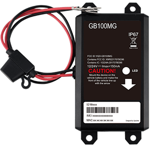 Queclink GB100MG tracking device supported by GpsGate