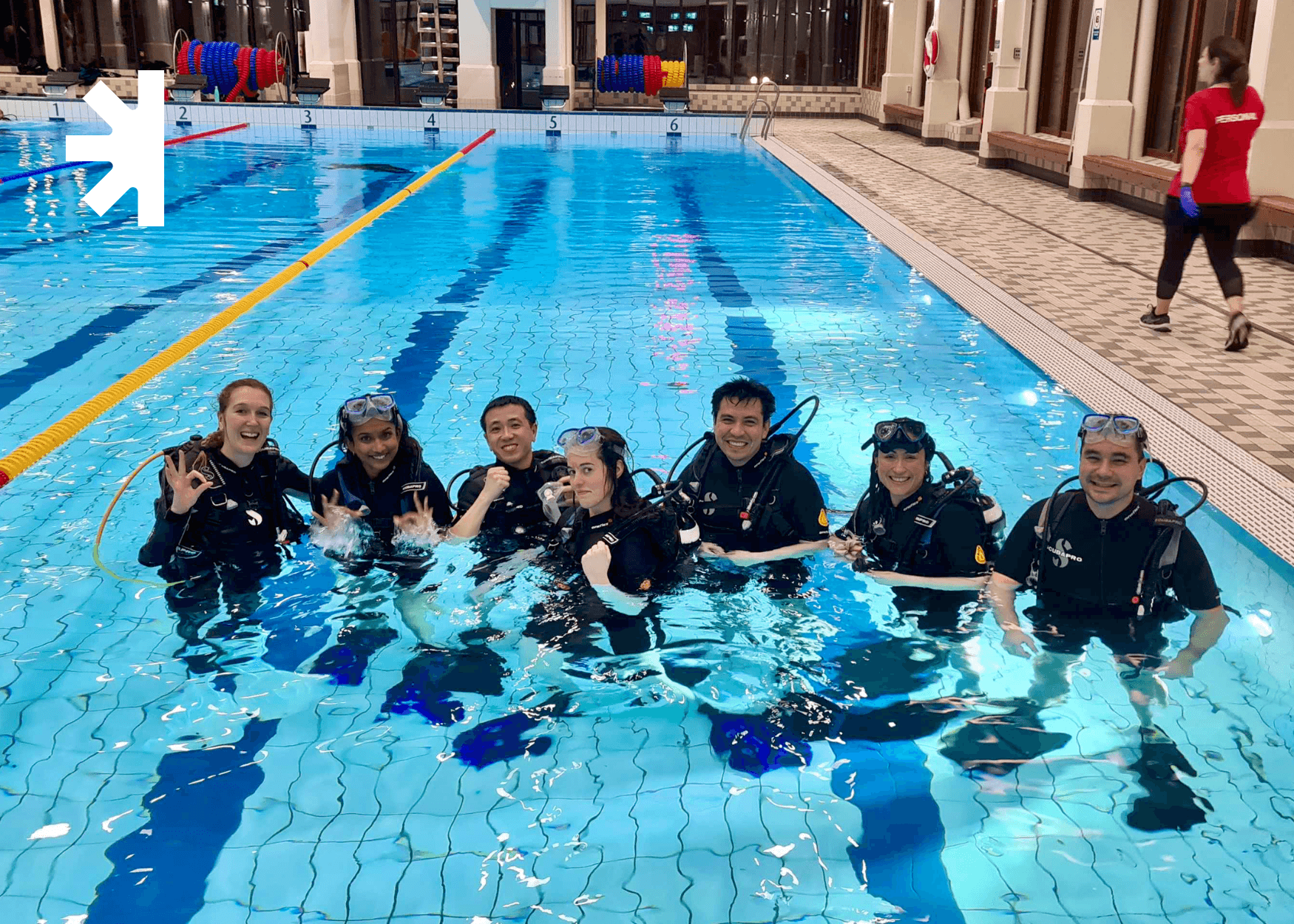 GpsGate sales training and scuba class