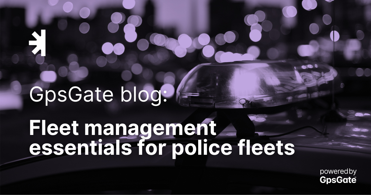 Fleet management for police fleets