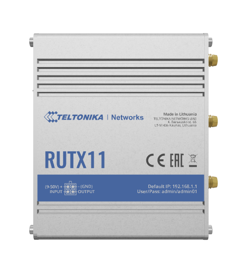 Teltonika RUTX11 device supported by GpsGate