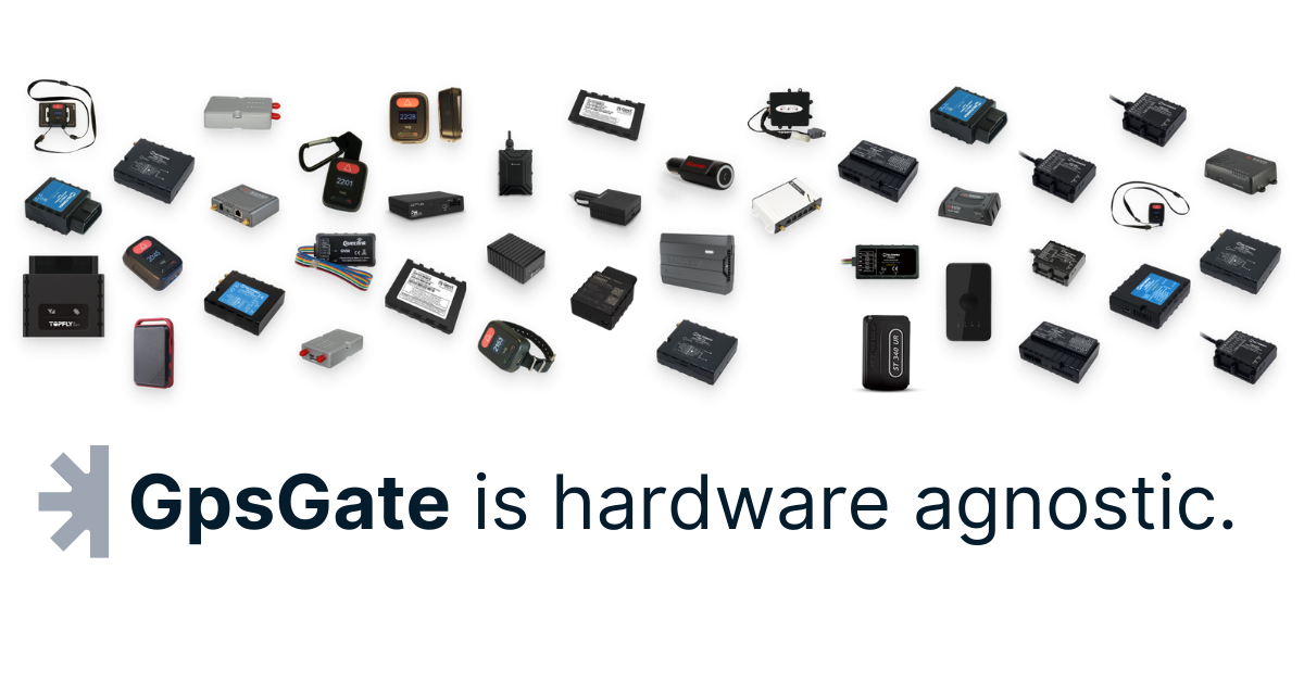 GpsGate supports all major GPS device manufacturing companies.
