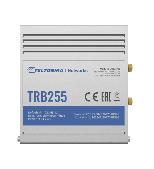 Teltonika TRB255 tracking device supported by GpsGate