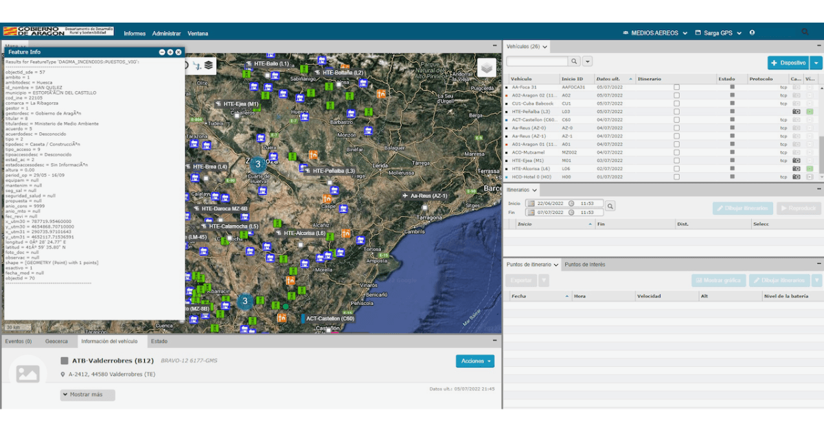 Custom POIsin GpsGate can be used to keep drivers and vehicles secure