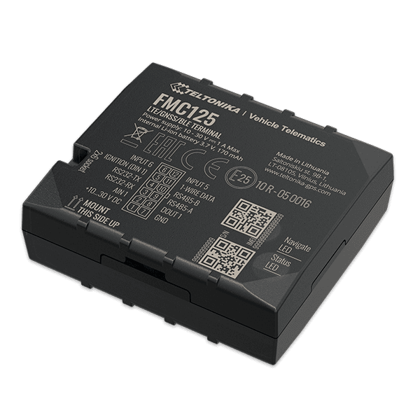 Teltonika FMC125 tracking device supported by GpsGate