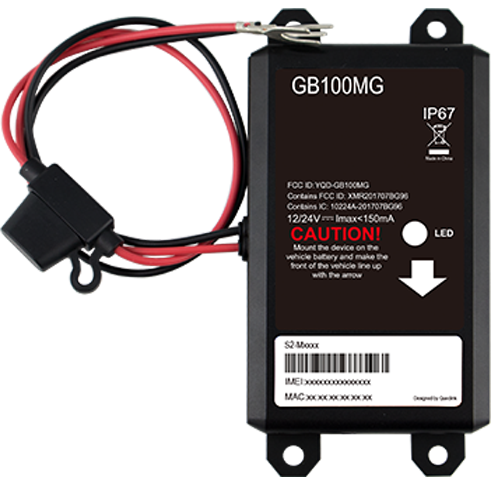 Queclink GB100MG tracking device supported by GpsGate