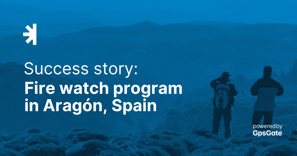 Fire watch program in Aragón, Spain